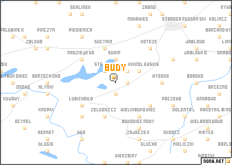 map of Budy