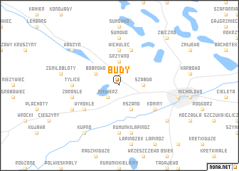 map of Budy