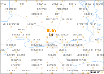 map of Budy