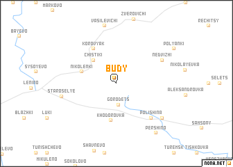 map of Budy