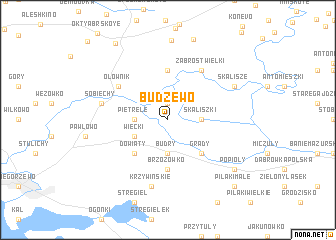 map of Budzewo