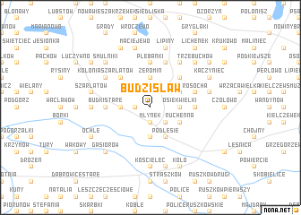 map of Budzisław