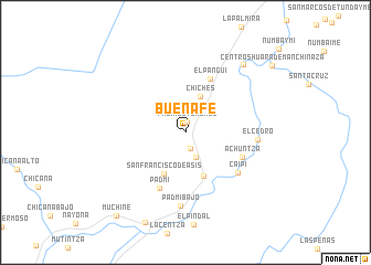 map of Buena Fé