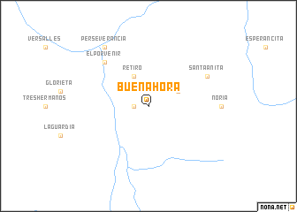 map of Buena Hora