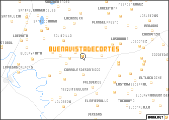map of Buenavista de Cortés