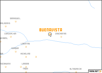 map of Buena Vista