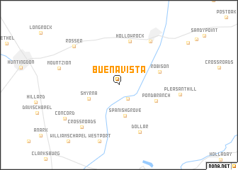 map of Buena Vista