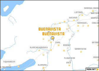 map of Buena Vista