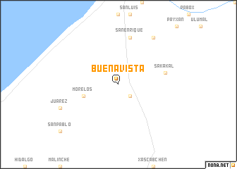 map of Buenavista