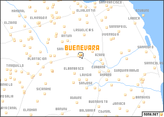 map of Buenevara