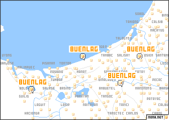map of Buenlag