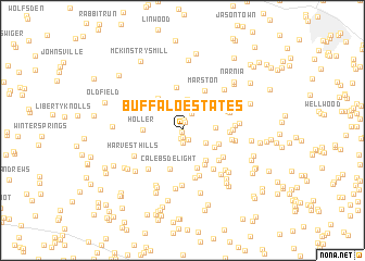 map of Buffalo Estates