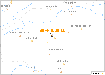 map of Buffalo Hill