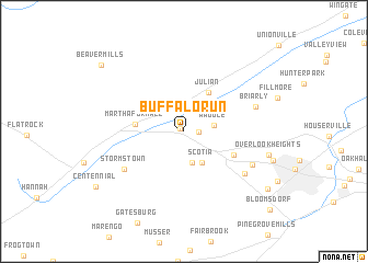 map of Buffalo Run