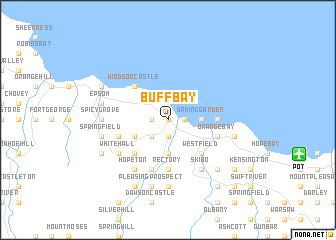 map of Buff Bay