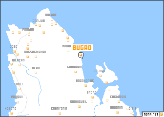 map of Bugao