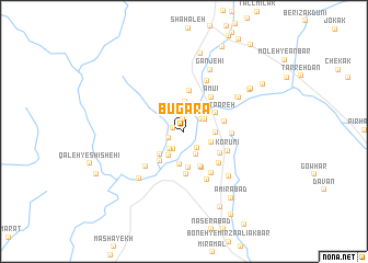 map of Būgarā