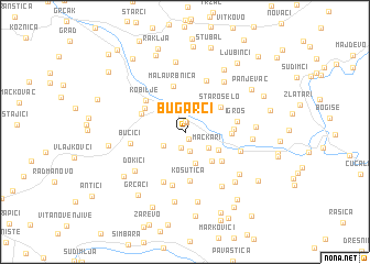 map of Bugarci