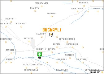 map of Buğdaylı