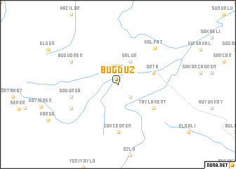 map of Büğdüz