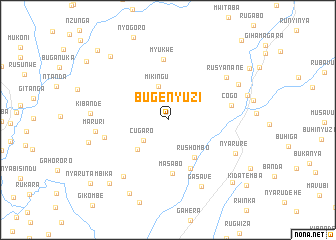 map of Bugenyuzi