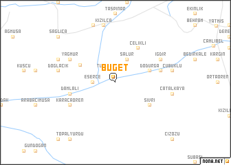 map of Büğet