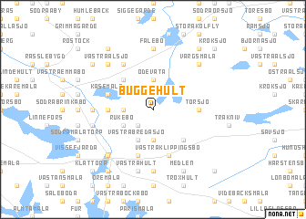 map of Buggehult