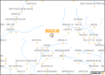 map of Buggio
