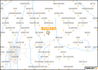 map of Bugisan