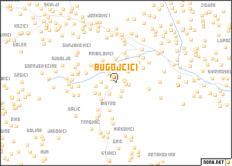 map of Bugojčići