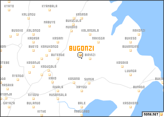 map of Bugonzi