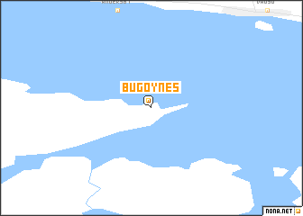 map of Bugøynes