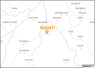 map of Bugwati