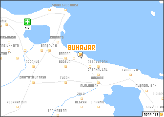 map of Bū Ḩajar