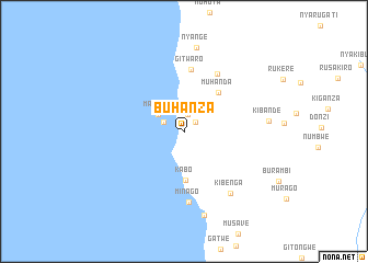 map of Buhanza