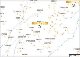map of Buhinyuza