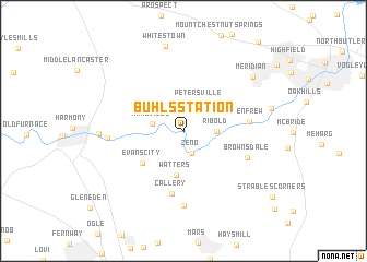 map of Buhls Station