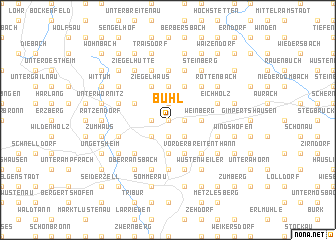 map of Bühl