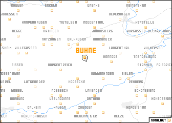 map of Bühne