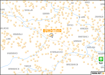 map of Buhotina