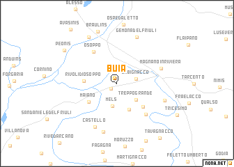 map of Buia