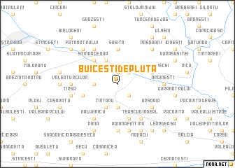 map of Buiceşti de Pluta