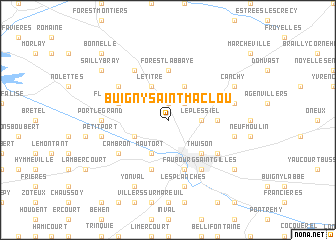 map of Buigny-Saint-Maclou