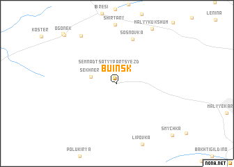 map of Buinsk