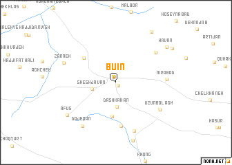 map of Būʼīn