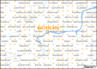 map of Buitenland