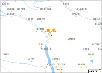 map of Buivīši
