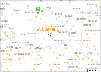 map of Bujance