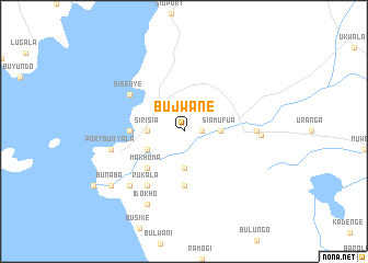 map of Bujwane