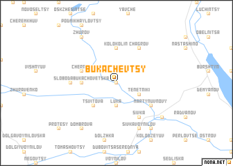 map of Bukachevtsy